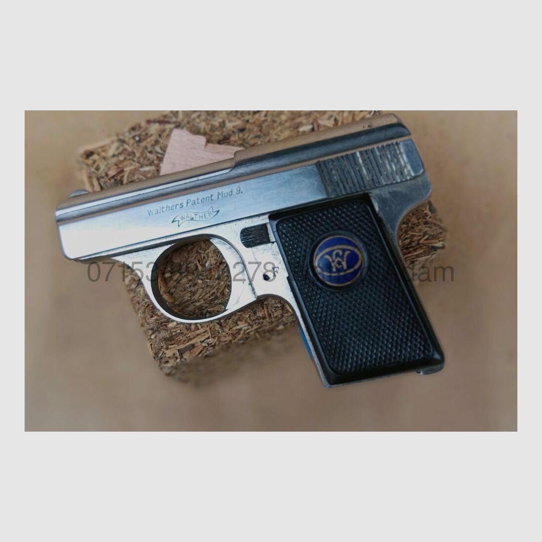 Walther Zella Mehlis Modello 9 *nichelato*, immagine 3 di 3
