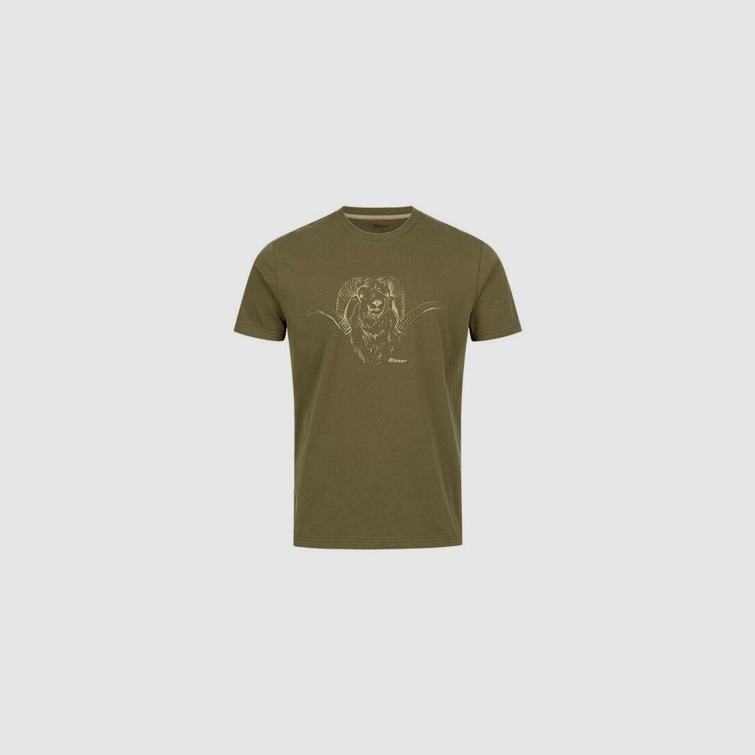 Blaser Herren T-Shirt Maurice dunkel oliv