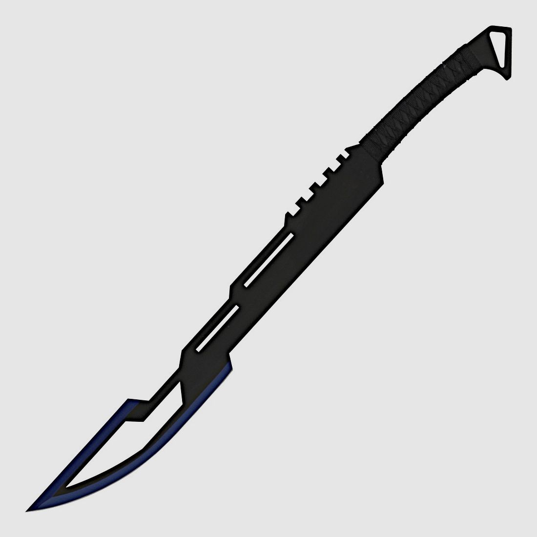 Back sword blue with back carrying strap