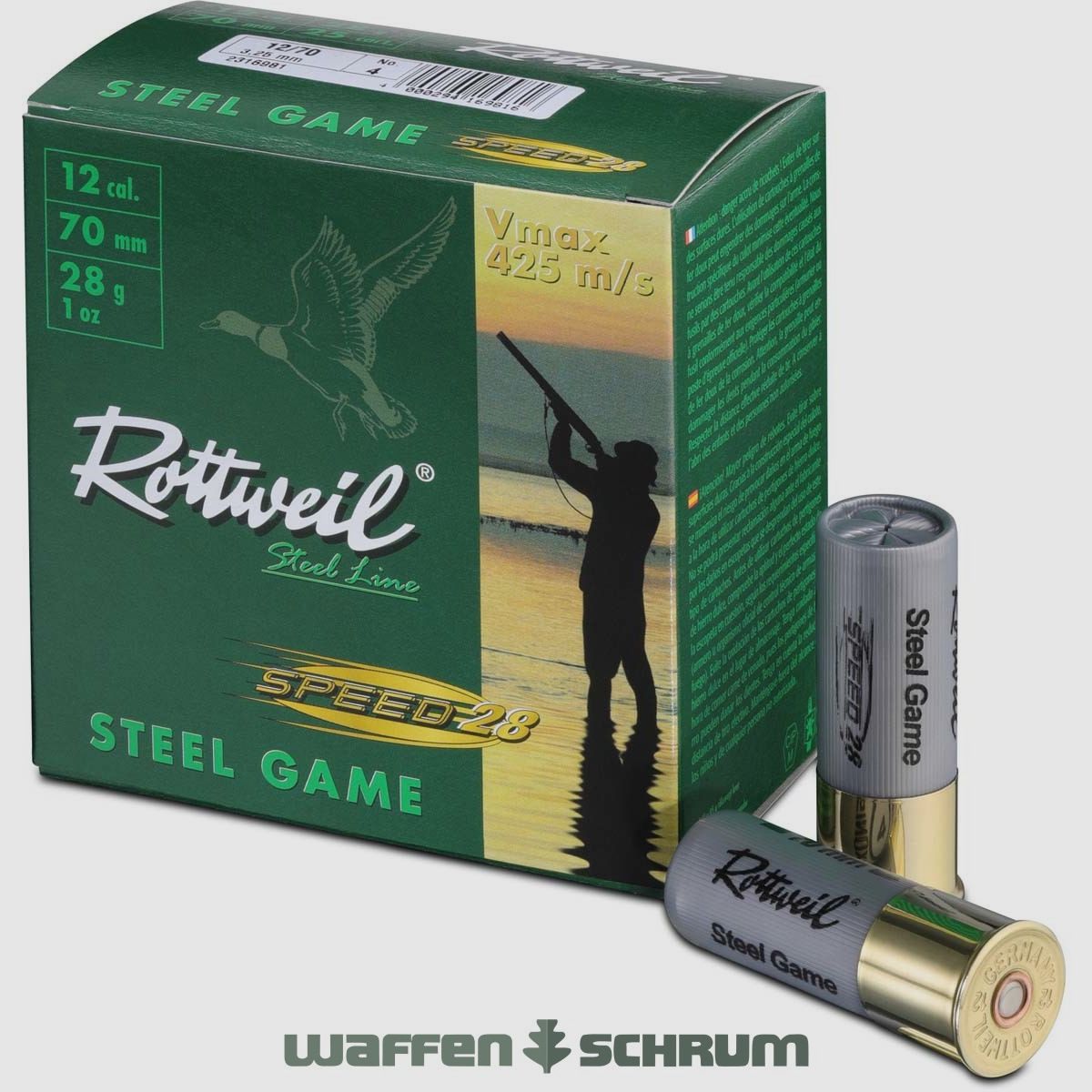 Rottweil Steel Game Speed 28 12/70 3.0mm - 28g