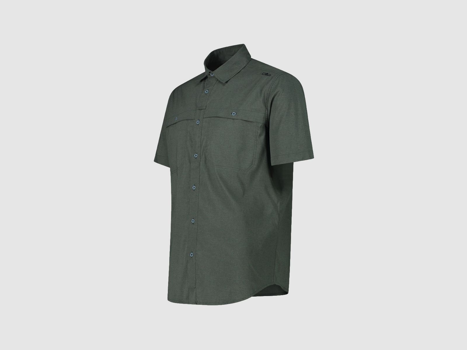 CMP Heren Korte Mouwen Shirt van Stretchmateriaal