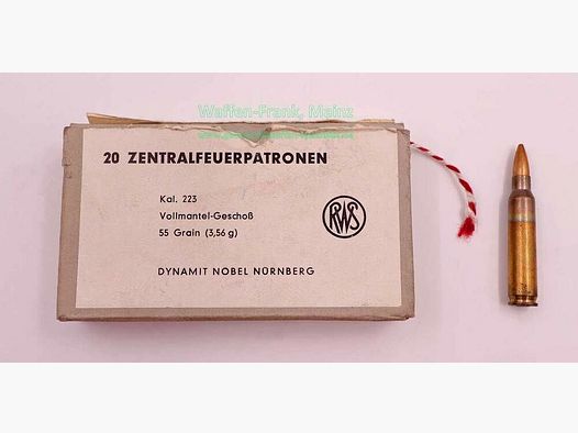 RWS (WZd.Fa.Rottweil) Büchsenpatronen .223Rem