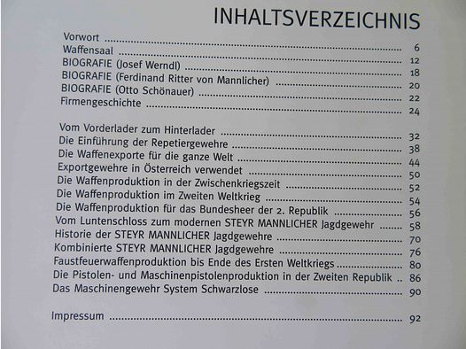 Buch: Die Geschichte der Waffenfabrik Steyr/Mannlicher