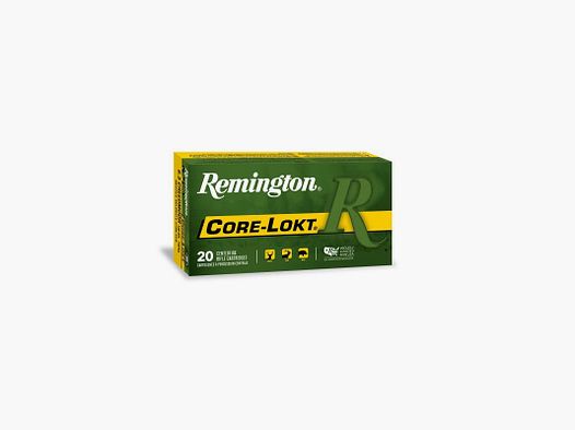 CAJA DE 20 BALAS REMINGTON CREEDMOOR CORE-LOKT SP CAL 6.5 140GR