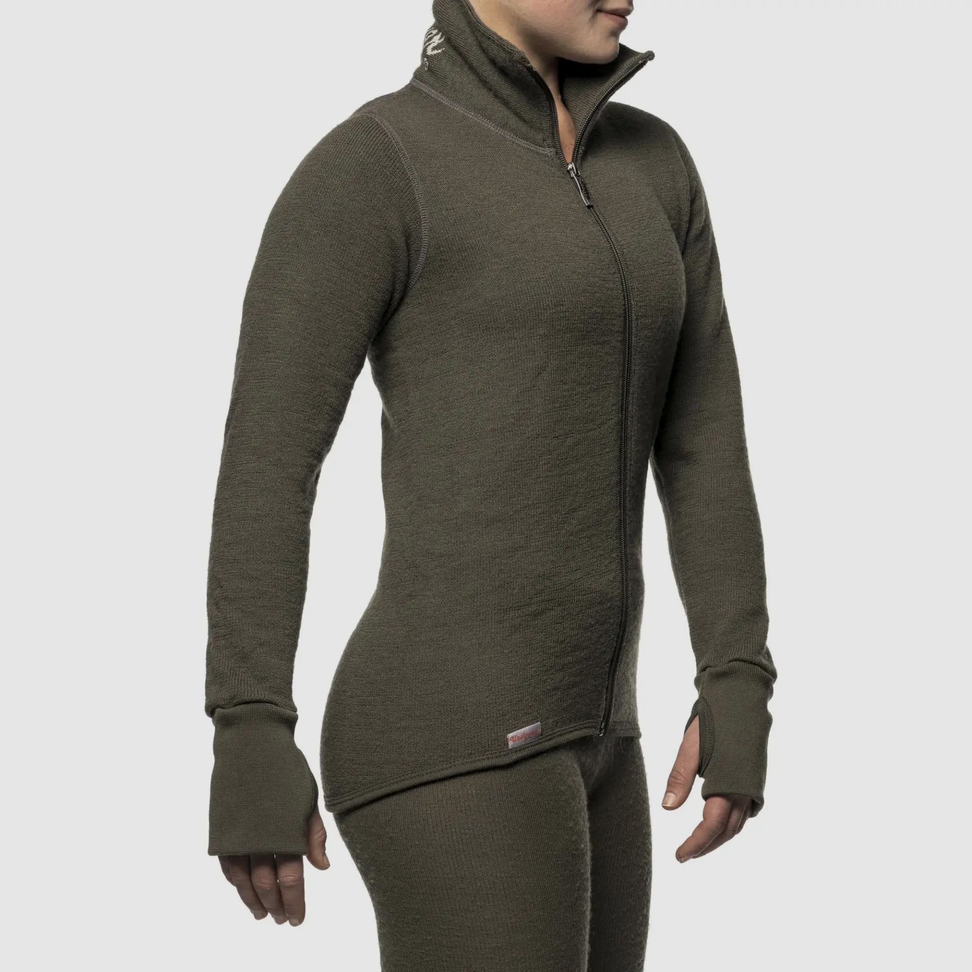 Woolpower Full Zip Jacke 400 (Pine Green)