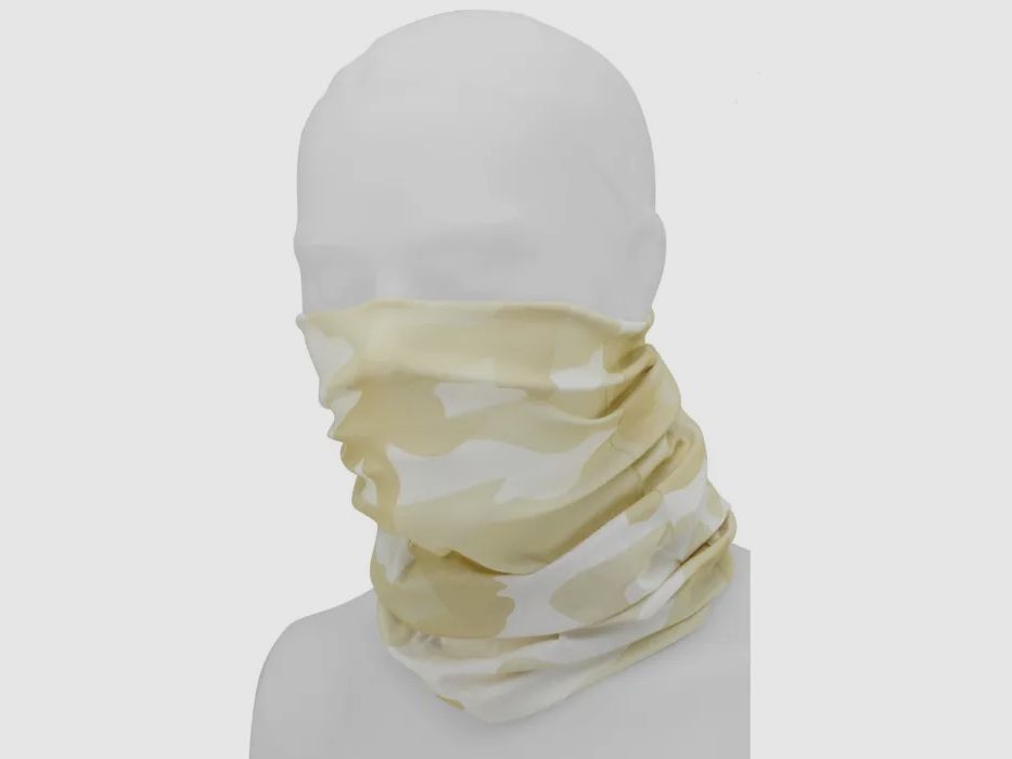 Multifunctional cloth (tube scarf) for head, face, neck - One size - Sandstorm