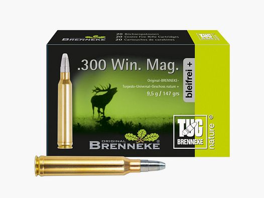 Brenneke .300 Win. Mag. TUG nature 9,5g/147grs. – 20 Stk.