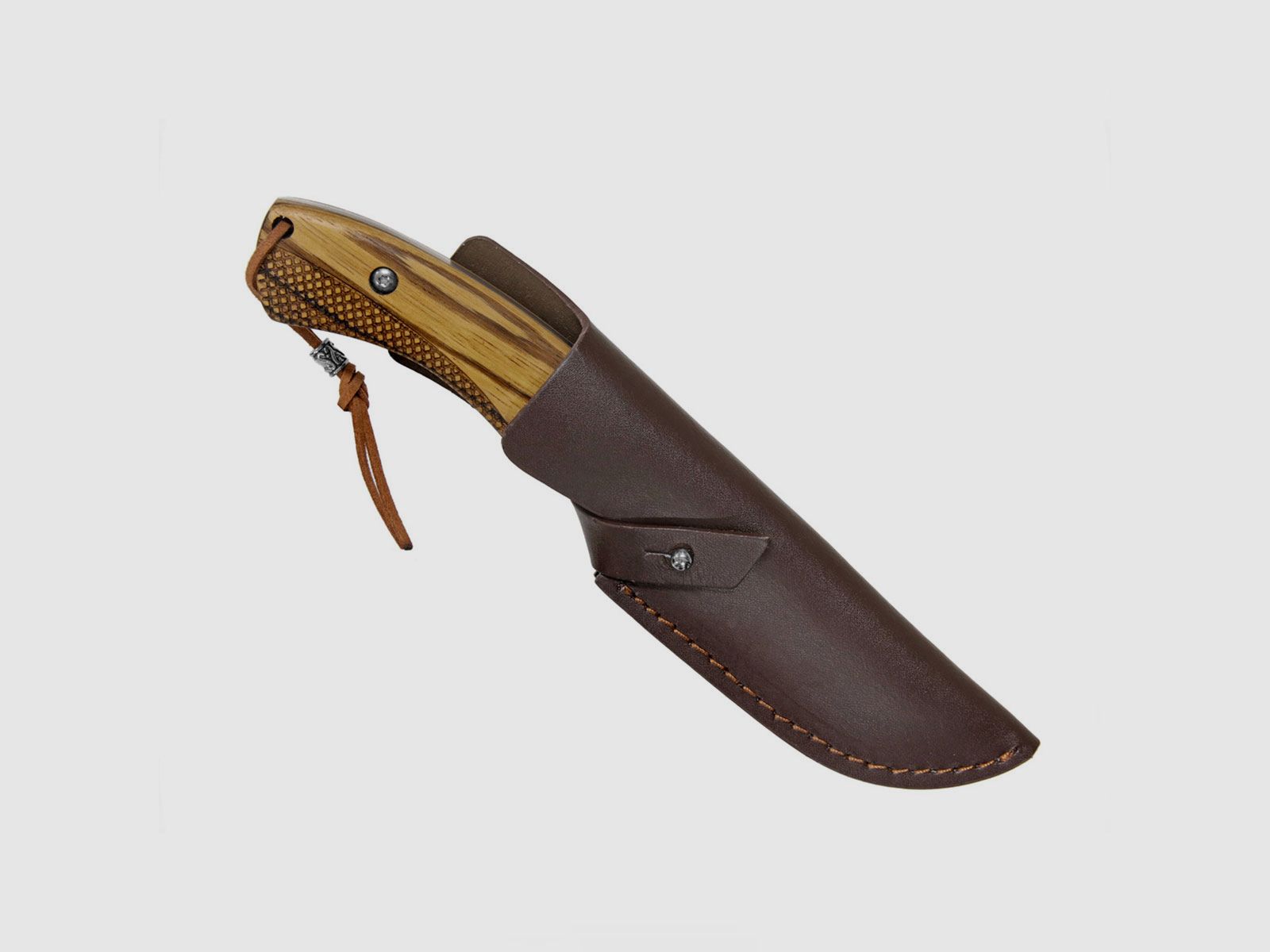 ALBAINOX – WILD BOAR HUNTING KNIFE WITH LEATHER SHEATH, image 4 of 5