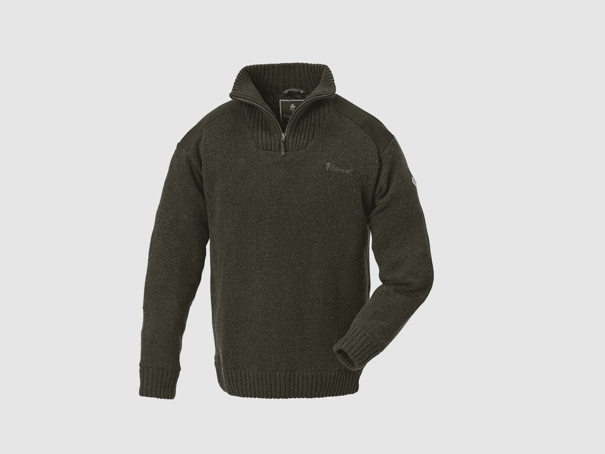Pinewood Hurricane Pullover – dunkelgrün, Bild 1 von 4
