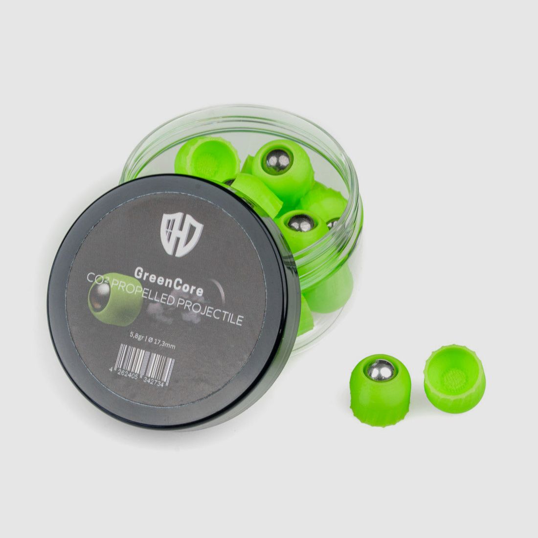 20x GreenCore | Co² Propelled Projectile | 5.8gr | Ø 17.3mm | M17 | FSC | FSC XP | HDR68 | TC68 | HDS68