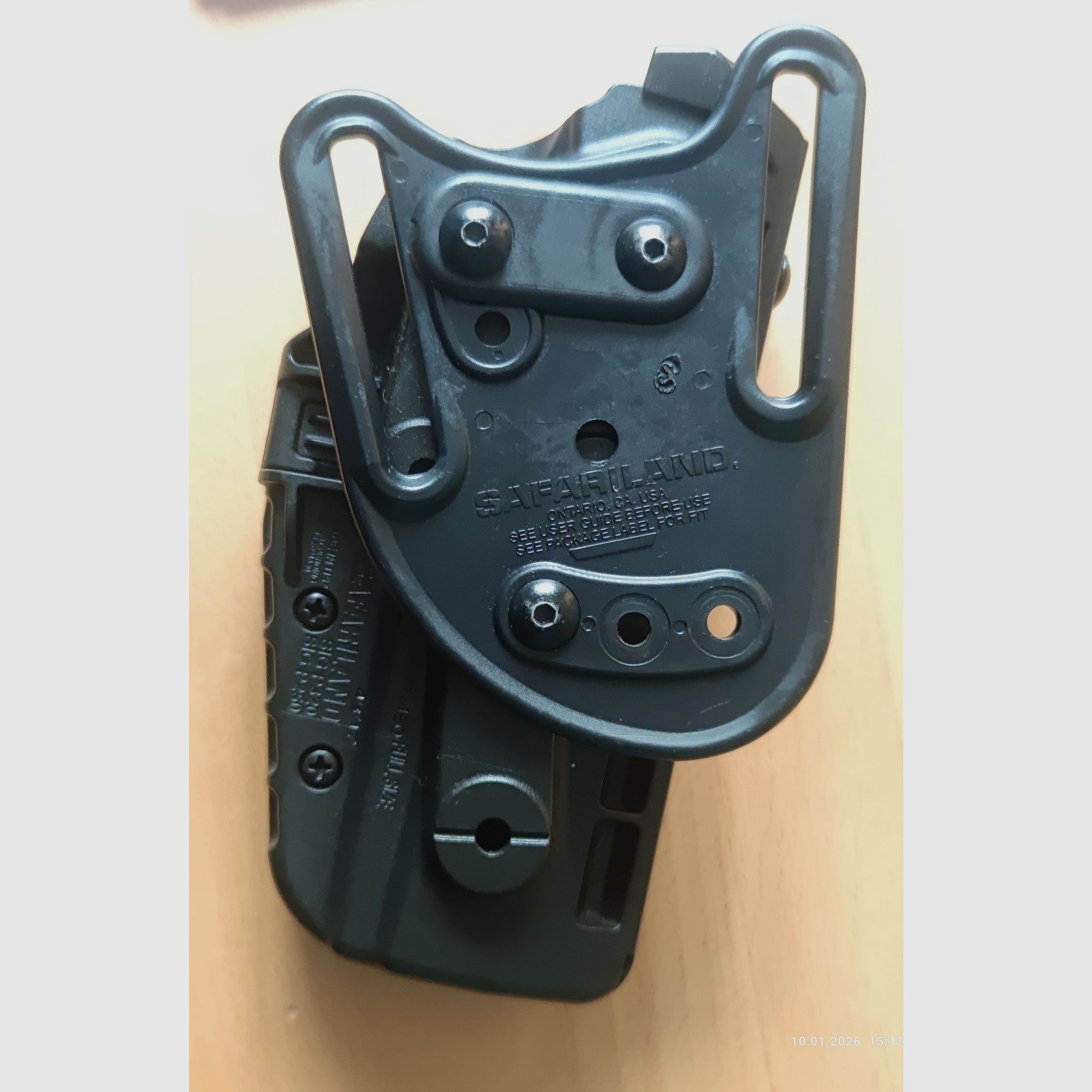 Safariland original holster for Sig Sauer P320/260, also suitable for Glock 17!
