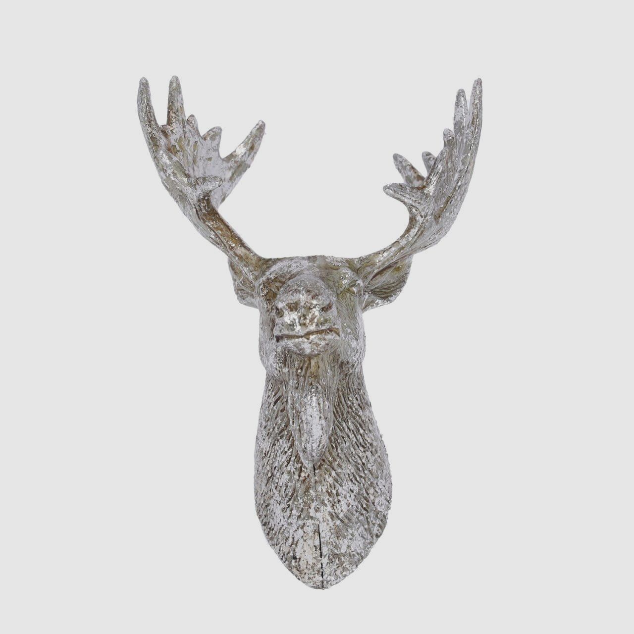 Kaheku Albin Colgador de cabeza de alce plateado 11,5 cm