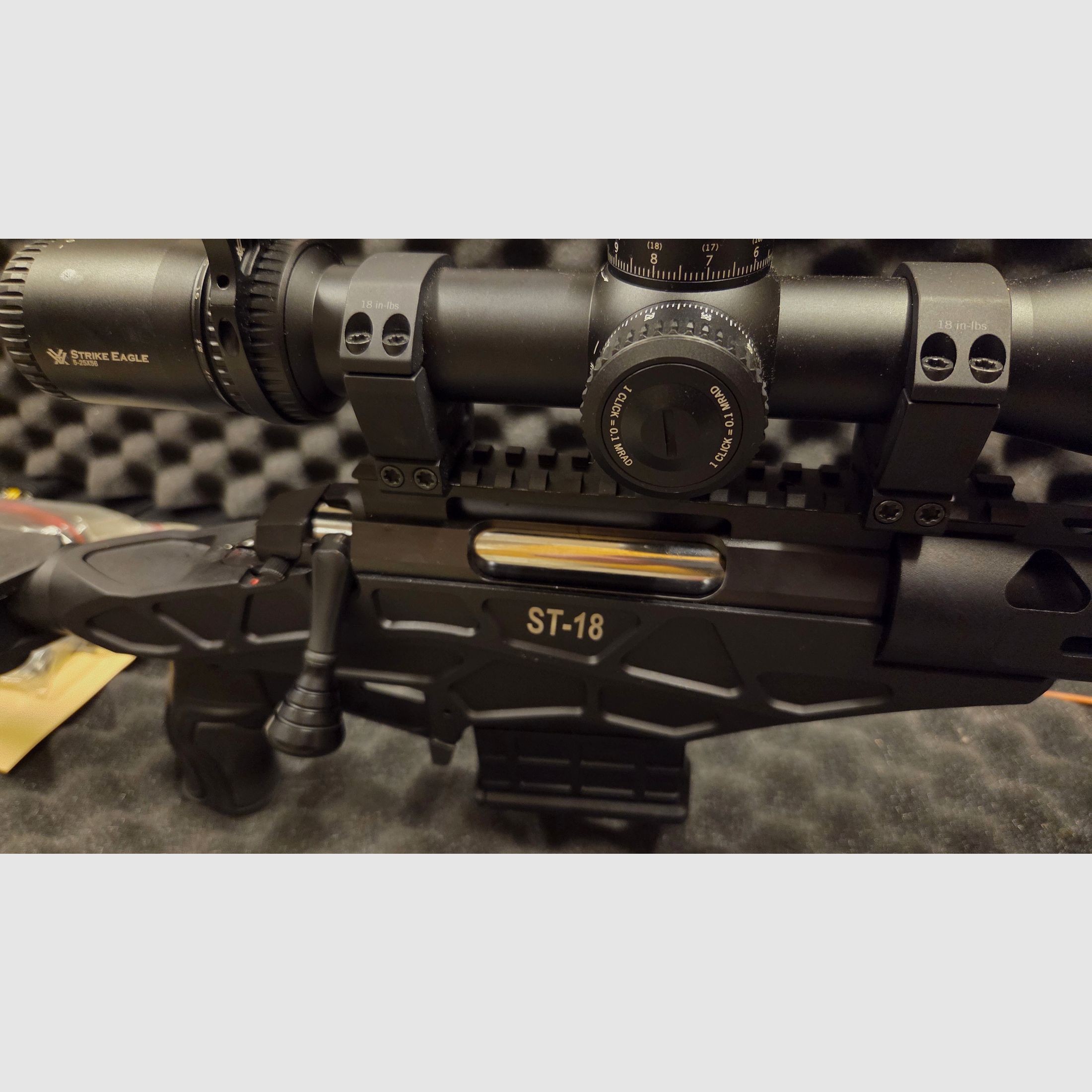 Sabatti ST18 Key-Mod + Vortex Strike Eagle 5-25x56 + Zweibein + Montage + Koffer Präzisionsgewehr .308Win - opt.Munition - Long Range