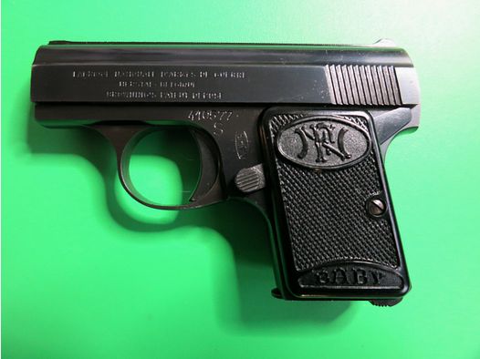 FN Herstal Browning pistolet kieszonkowy FN Baby Browning (Vest Pocket), kal. 6,35 mm, FN 1906, VP .25     #74