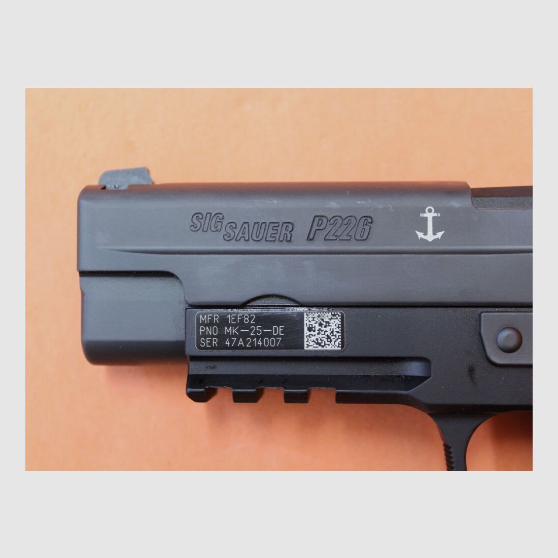 SIG Sauer Ha.Pistola 9mmLuger SIG Sauer P226 MK-25-DE 4,4" canna/ MK25 arma di servizio US Navy-SEALS (9mmPara/9x19)