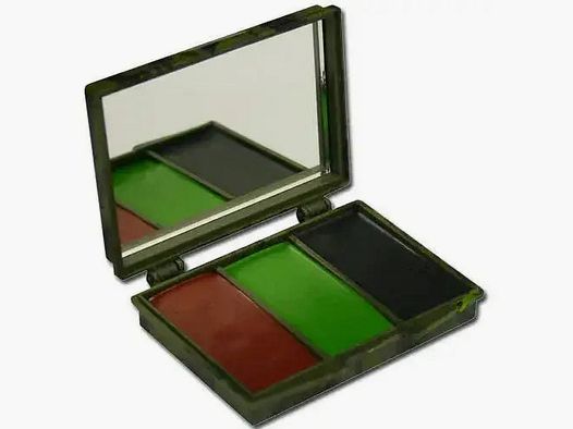 Mil-Tec Mil-Tec Tarnschminkset 3 Farben mit Spiegel