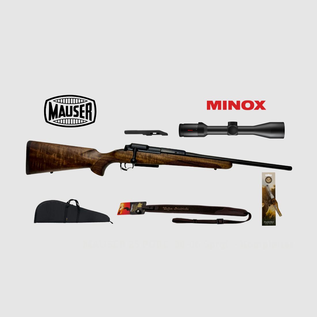 MAUSER 25 Pure Zestaw Kompletny Kal. .30-06 Sprgf.