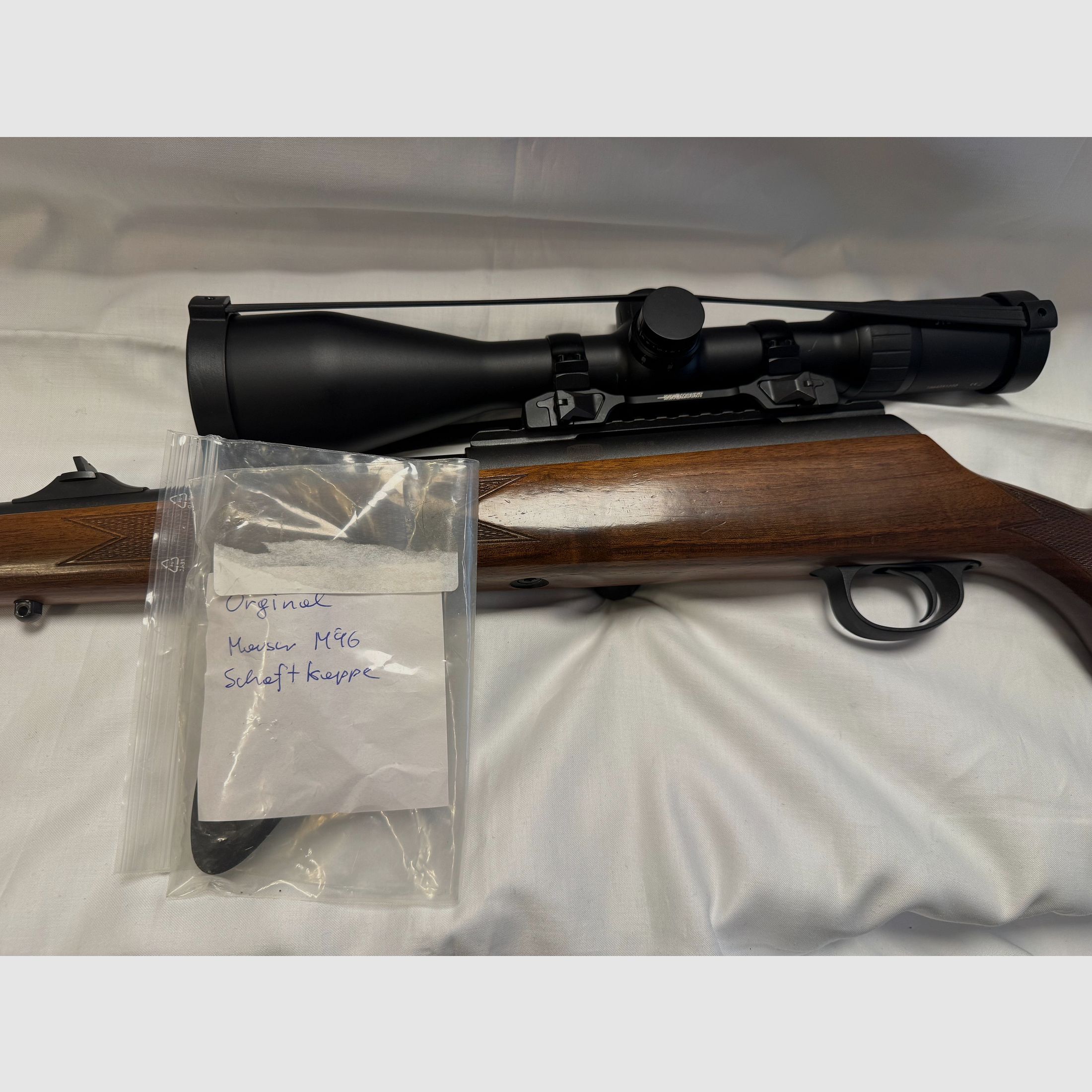 Mauser M96 9,3×62 straight-pull + Steiner Ranger 4-16×56 – Cat. C heirloom Vorarlberg, zdjęcie 2 z 8