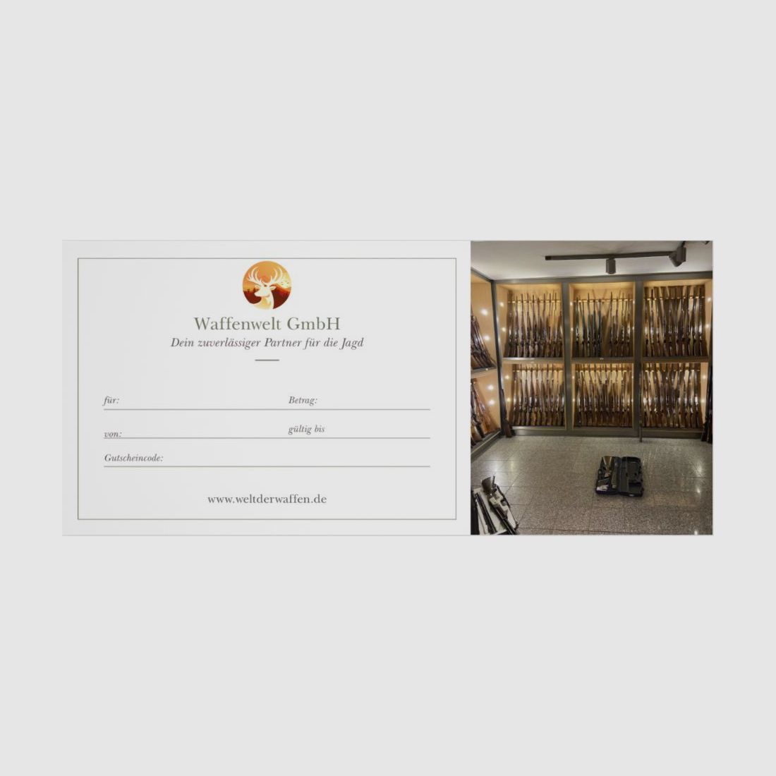 Gift voucher weapon world