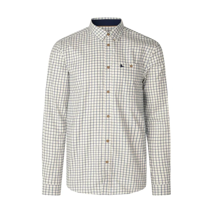 Koszula SEELAND Oxford Shooting - Dark Sapphire Check (403045025)