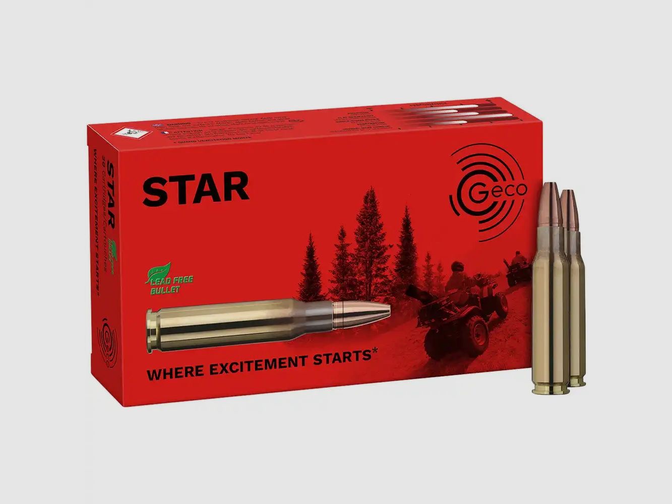 Geco Star .308 Win. 10,7g/165GR 20 cartucce