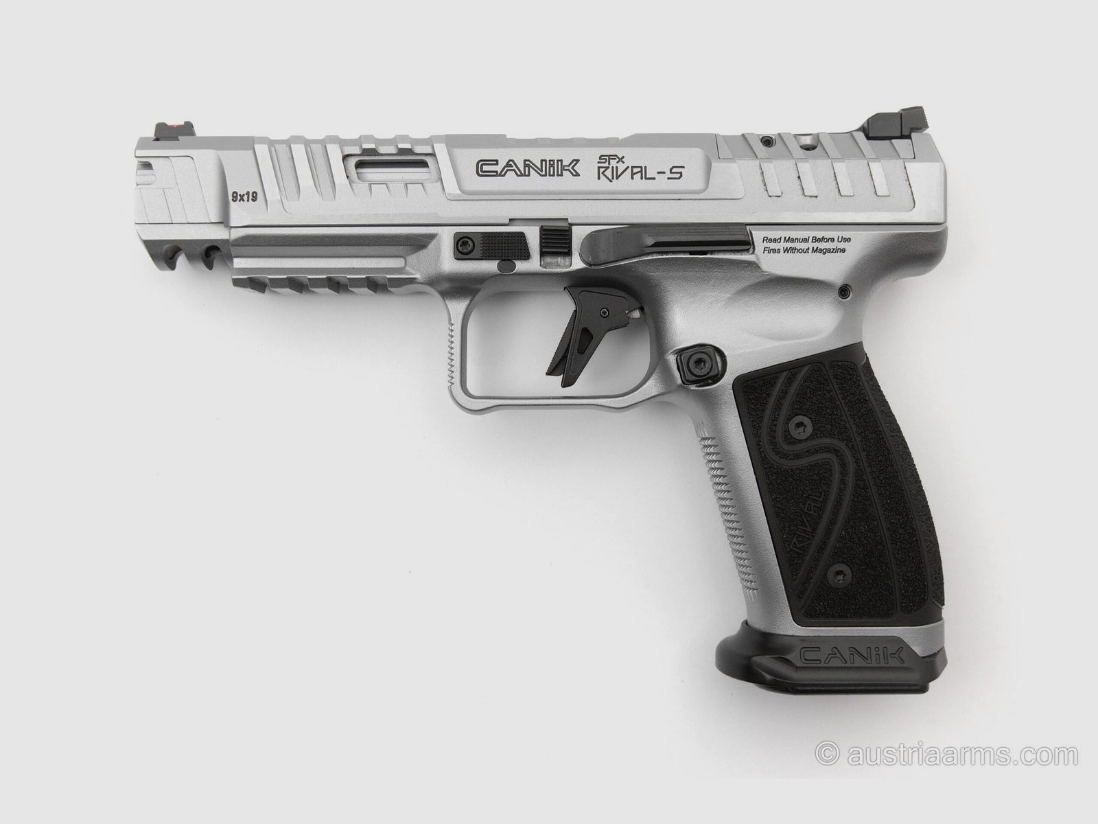 CANIK SFX Rival Steel Frame, Silver Finish, Neuwaffe, 9 x 19 mm, Bild 1 von 5