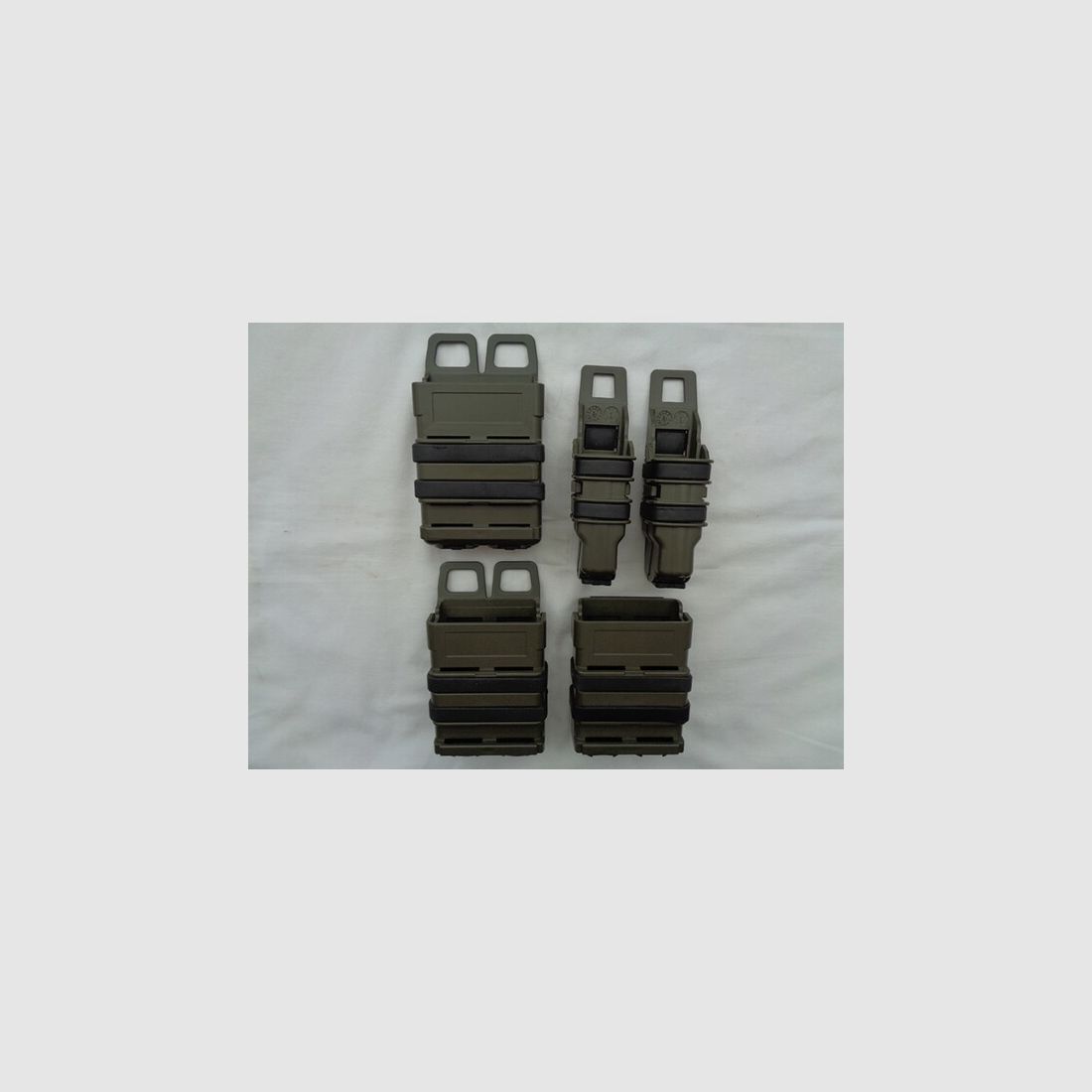 Set Magazintaschen Fastmag-Style M16 & Pistole NATO-Oliv RAL6014 neuwertig
