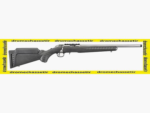 Carabine RUGER AMERICAN RIMFIRE 22LR 10CPS 46CM INOX FILETE 1/2×28 ref 8351