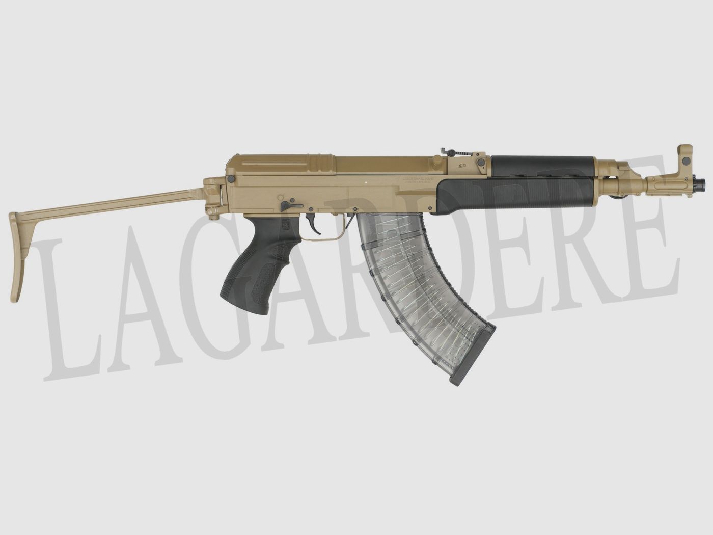 CZECH SMALL ARMS VZ 58 SPORTOWA KARABINA TAN SKŁADANA KOLBA (PÓŁAUTOMATYCZNY KARABIN SZTURMOWY)