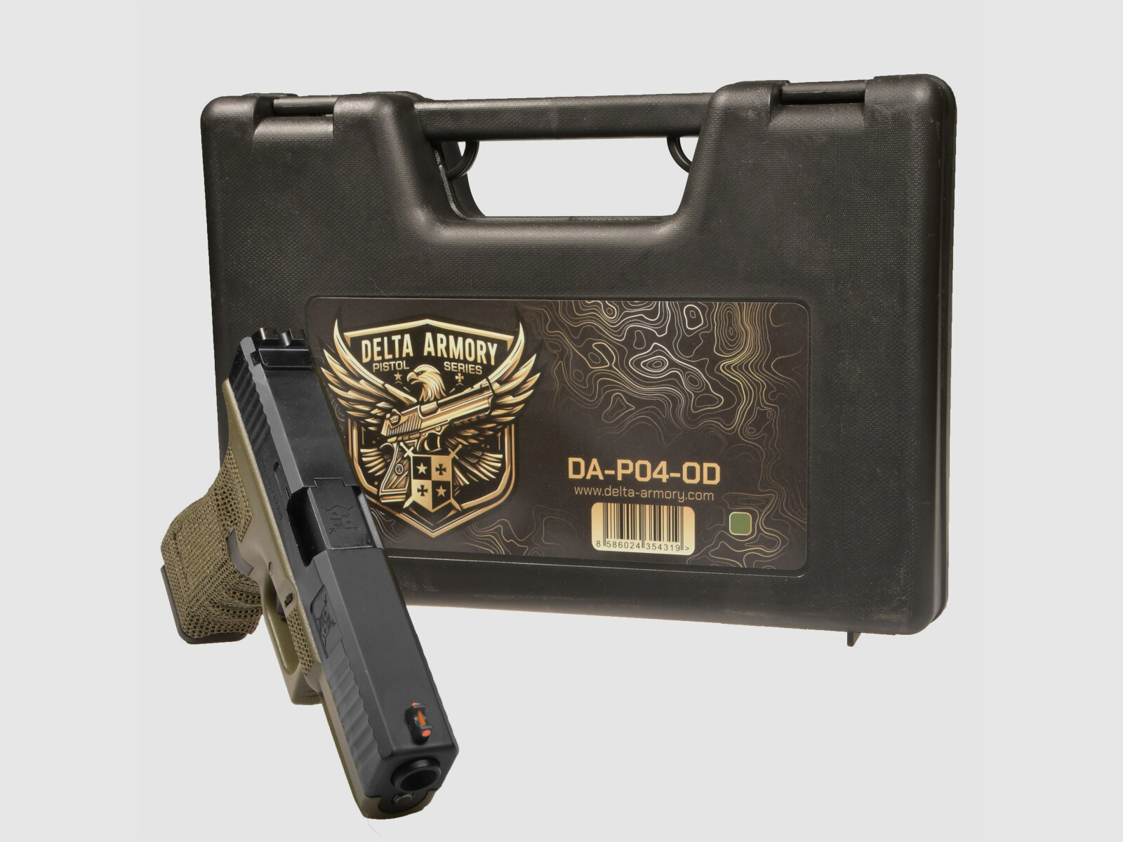 P04 GBB Airsoft Pistole in Oliv | Delta Armory