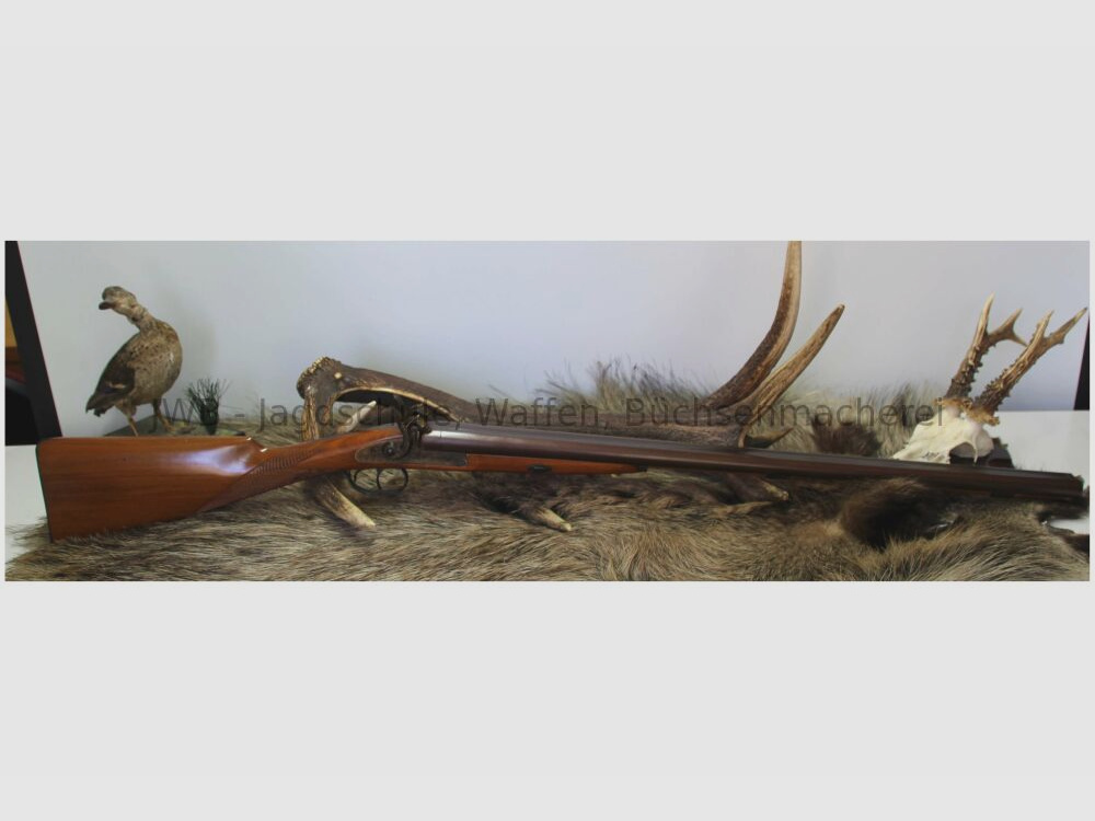 Fusil à double percussion Pedersoli 12 (Poudre Noire)