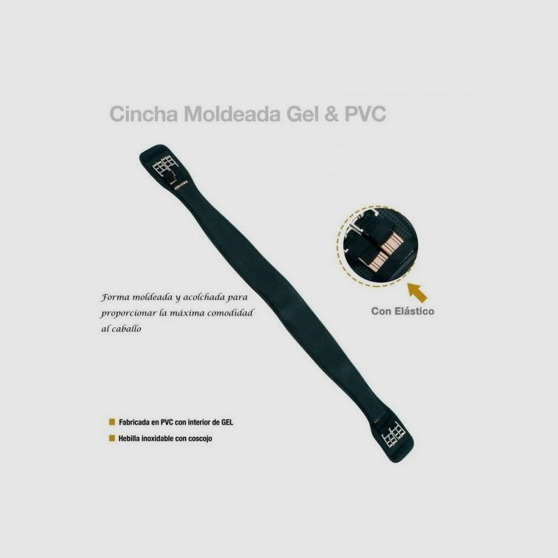 Formgepresster PVC & Gel Gurt
