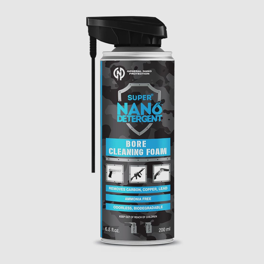 General Nano Protection Waffen-Reinigungsschaum Spray – 200 ml