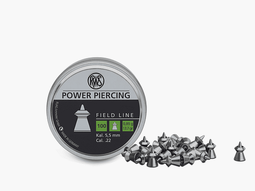 RWS FIELD-L Pow Pierc Diabolo 5,5 mm 0,89g BLI 100 pz