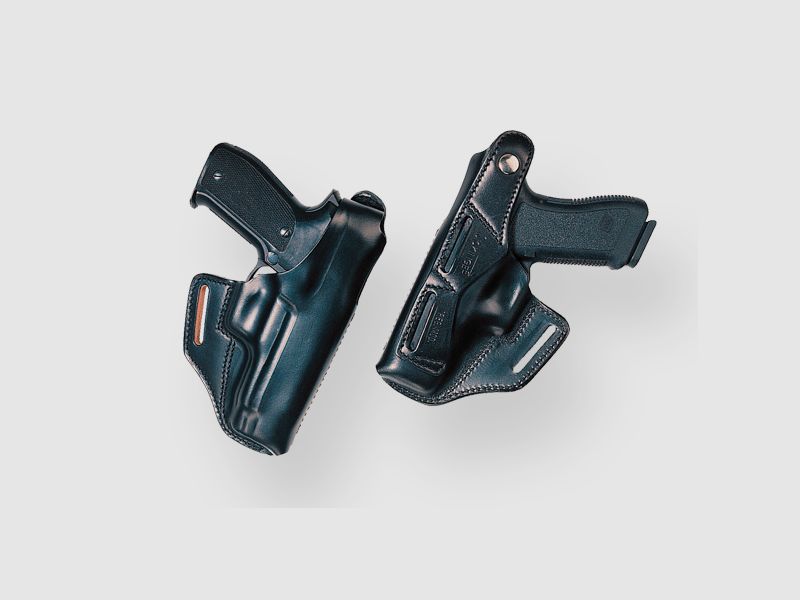 SICKINGER Holster (Leder) f. Glock 17/22/31/37 63752 -Belt Master braun