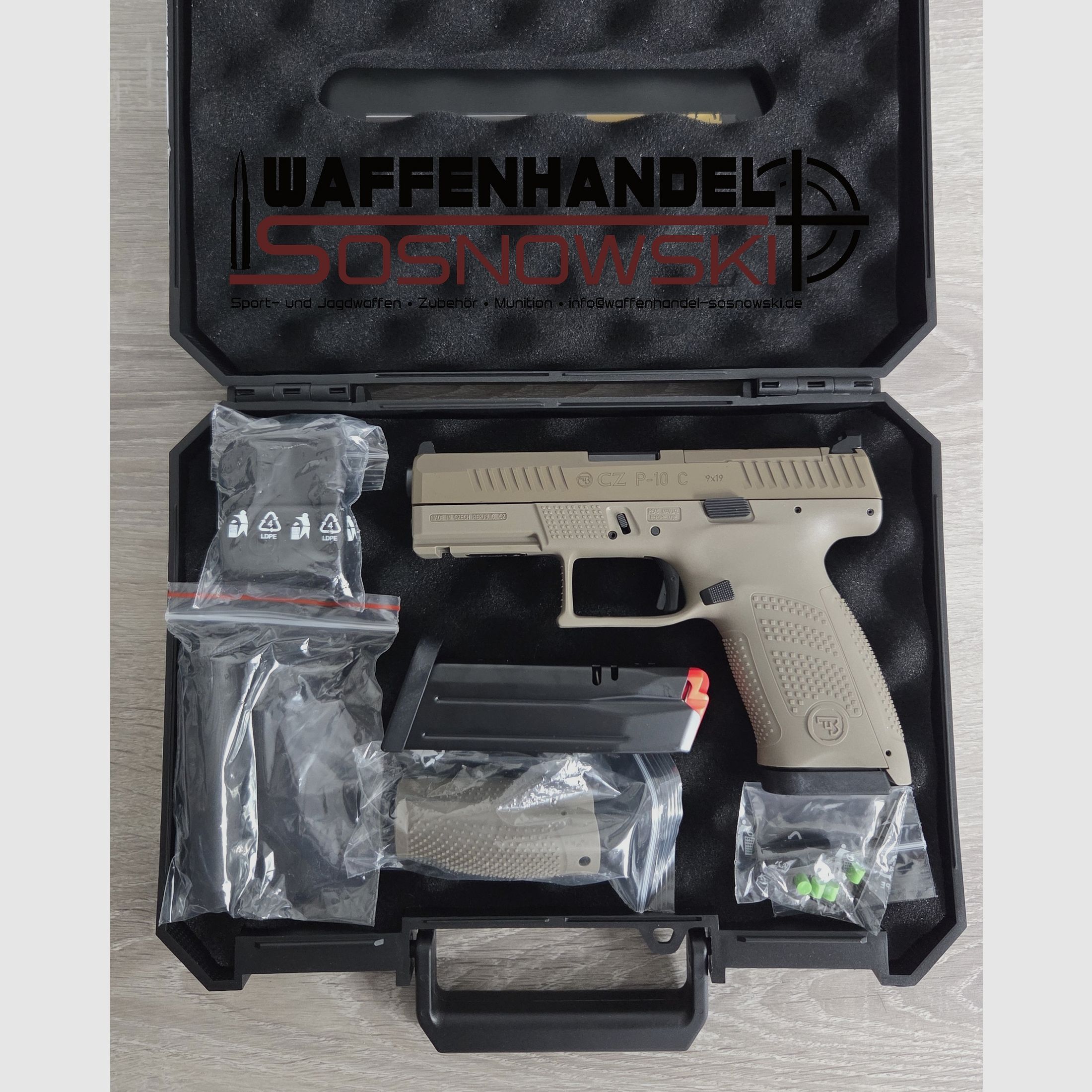 Pistole CZ P-10 C OR FDE 9mm Luger
