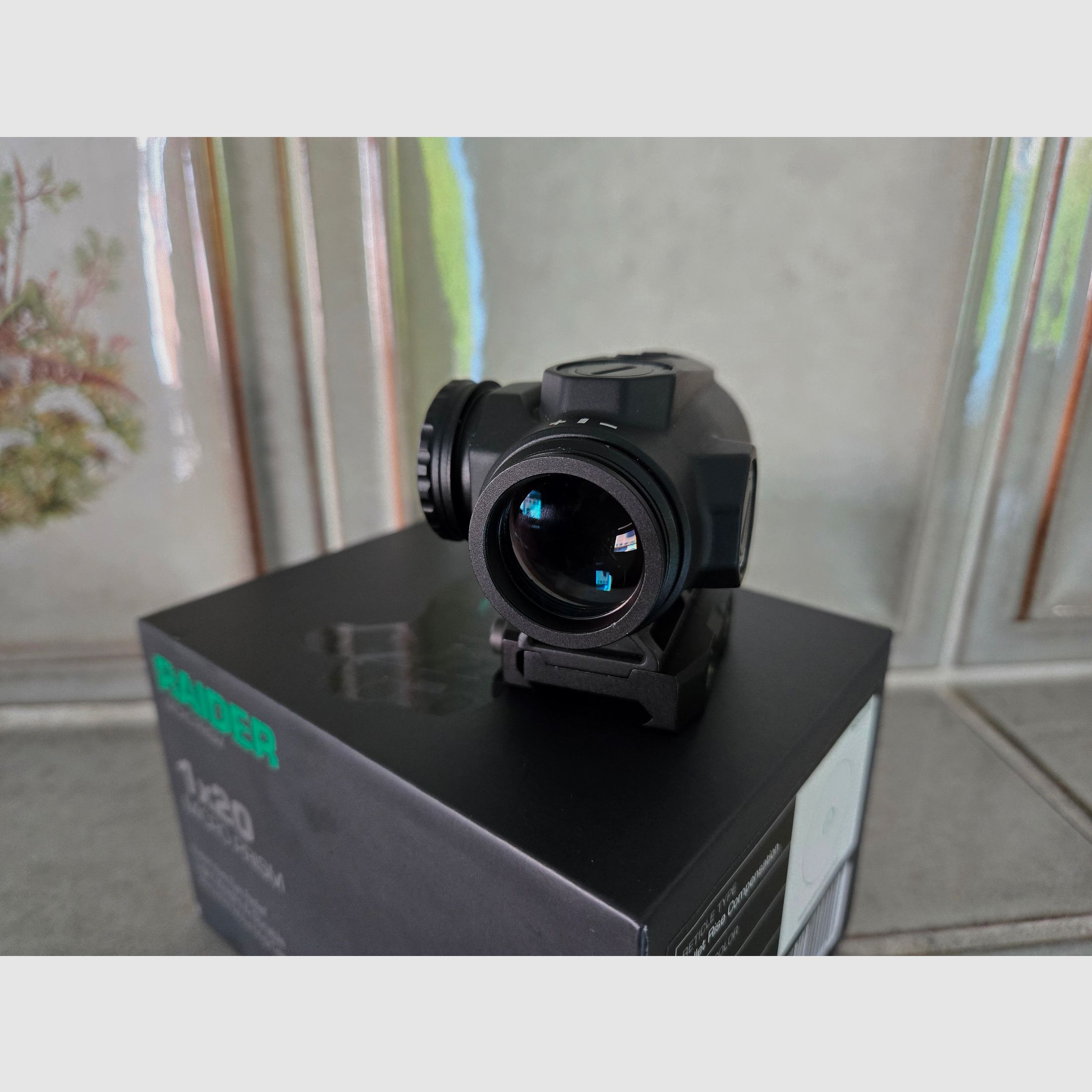 Swamp Fox RAIDER 1X Mikroprismen-Visier mit grünem BRC-Absehen, schwarz neuwertig Rechnung