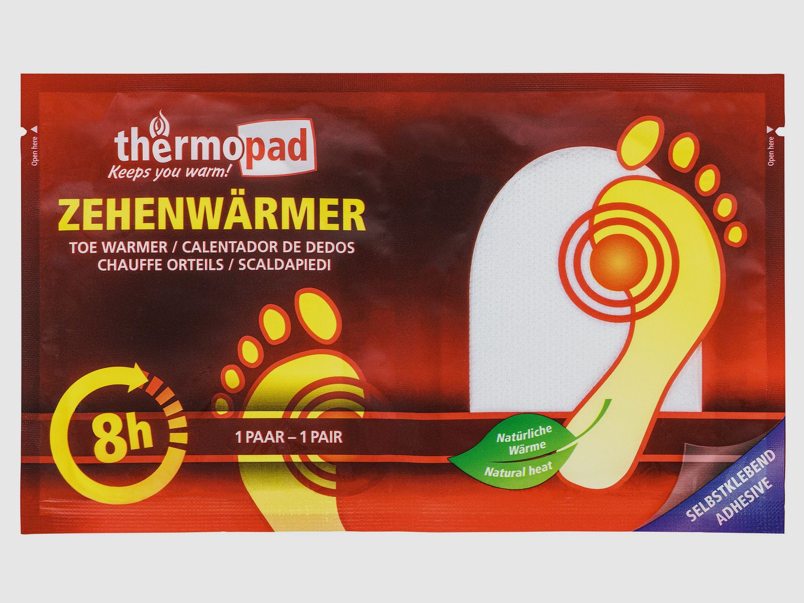 Thermopad Zehenwärmer
