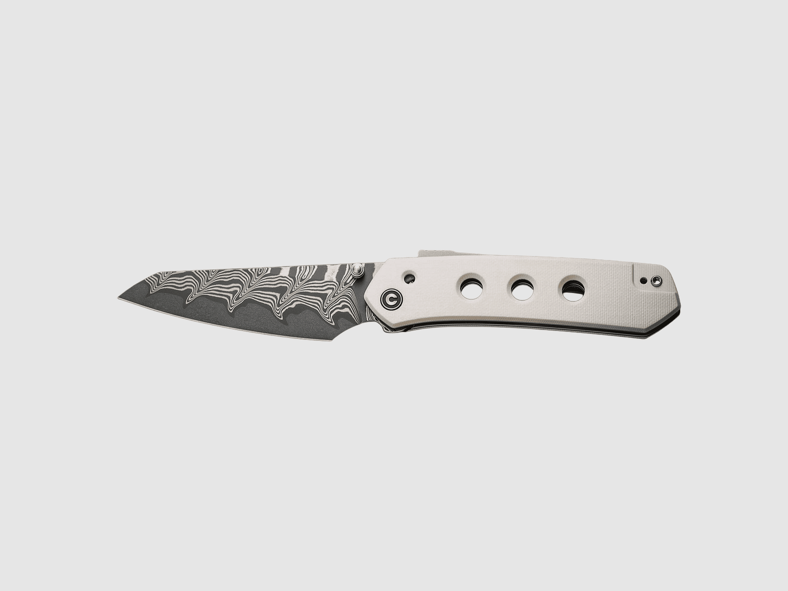 CIVIVI Vision FG G10 Ivory Damascus, image 1 sur 2