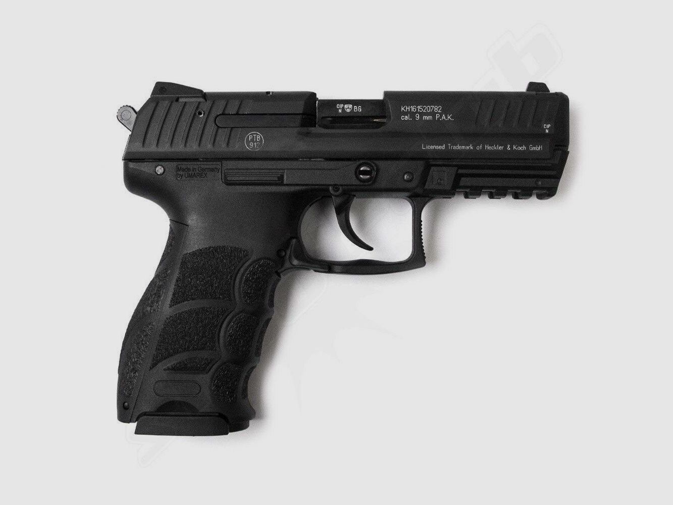 Heckler & Koch	 H&K P30 Schreckschusspistole brüniert + Platzpatronen