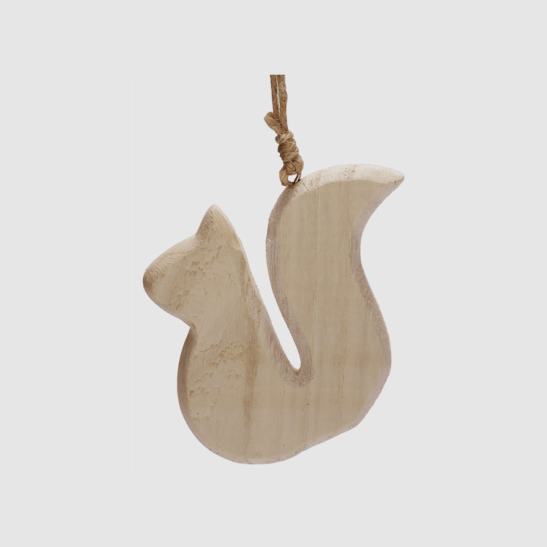 Pendentif en bois "Écureuil"