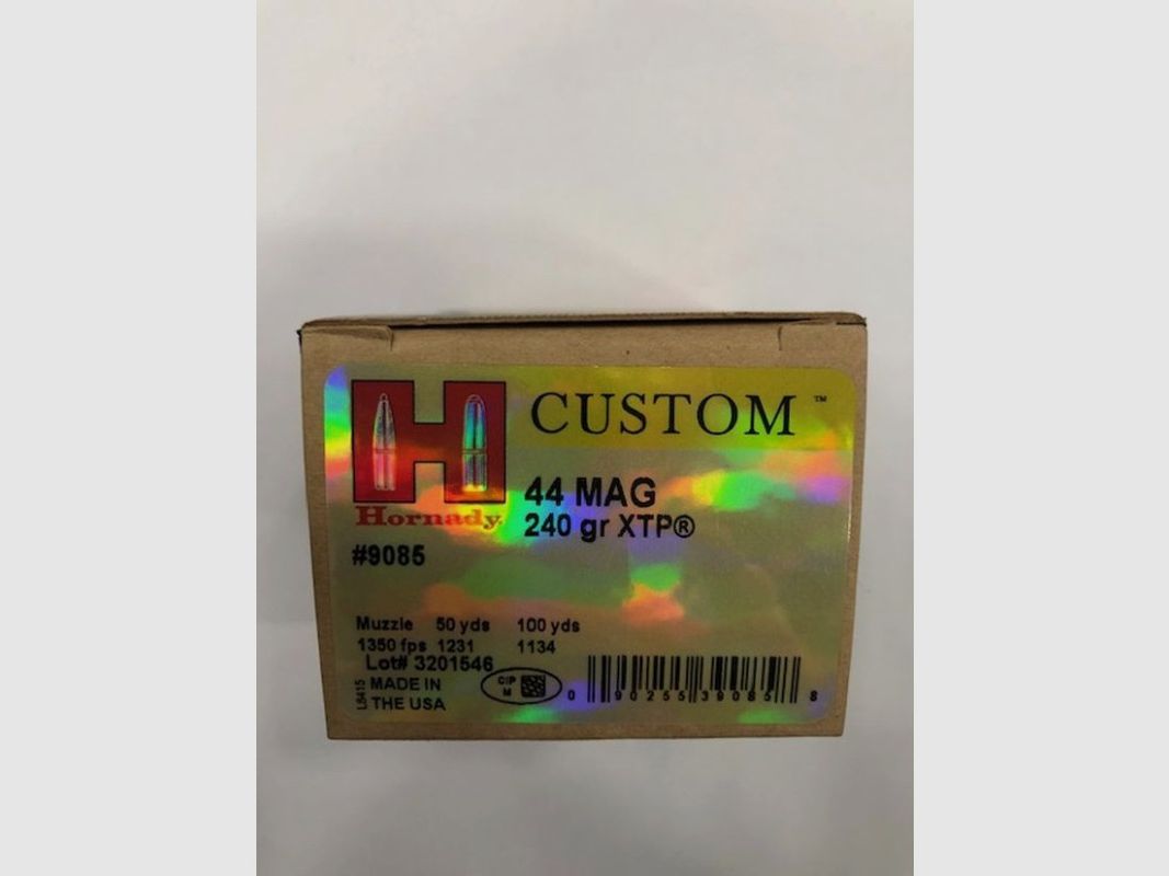 HORNADY PATRONEN 44MAG XTP 240 GR, Bild 1 von 2