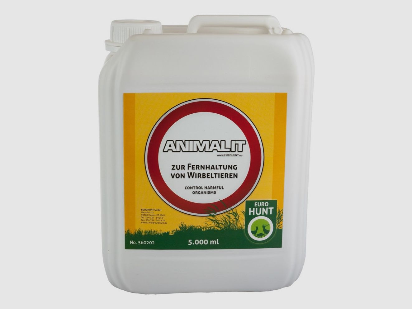 ANIMALIT Płynny środek odstraszający zwierzęta średni - 5.000 ml