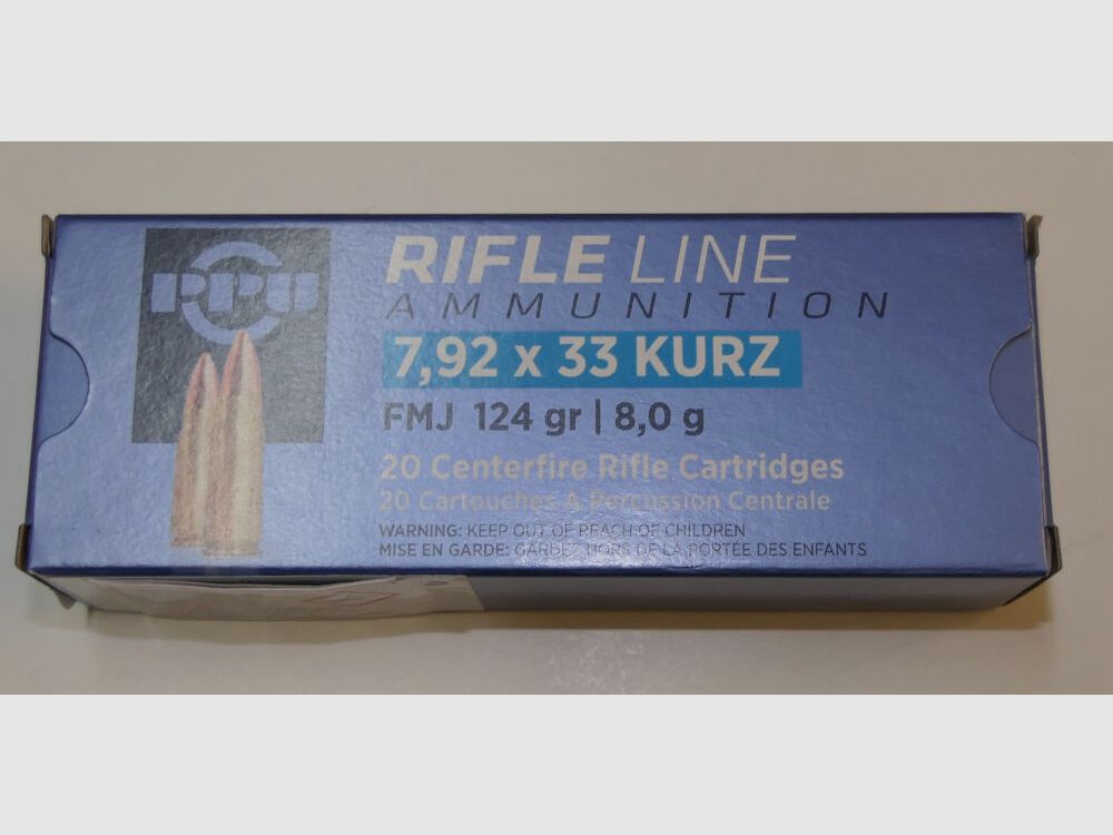 PPU First Partizan 8x33 (7.92x33) First Partizan 20 rounds