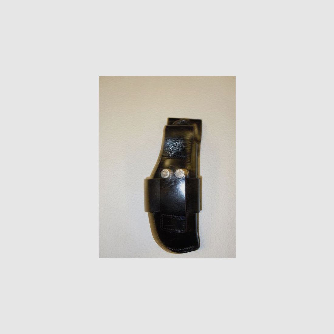 Skórzany kabura P6 BUND 1095-12-178-5407 Pas - czarna kabura na pistolet SIG SAUER P6 i P225
