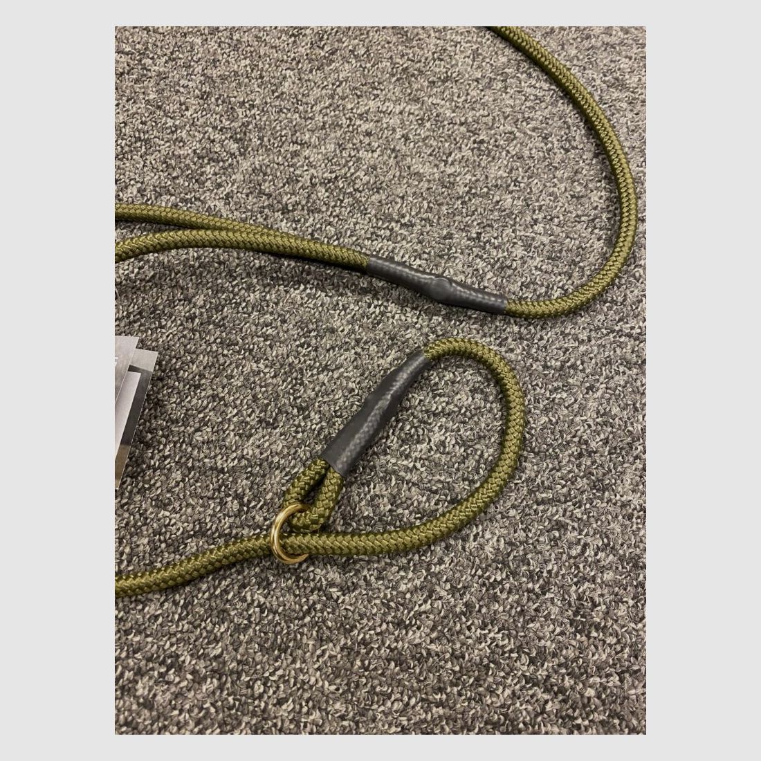Udstillings line Webbing 8mm – 180cm Mørke grøn, billede 2 af 2