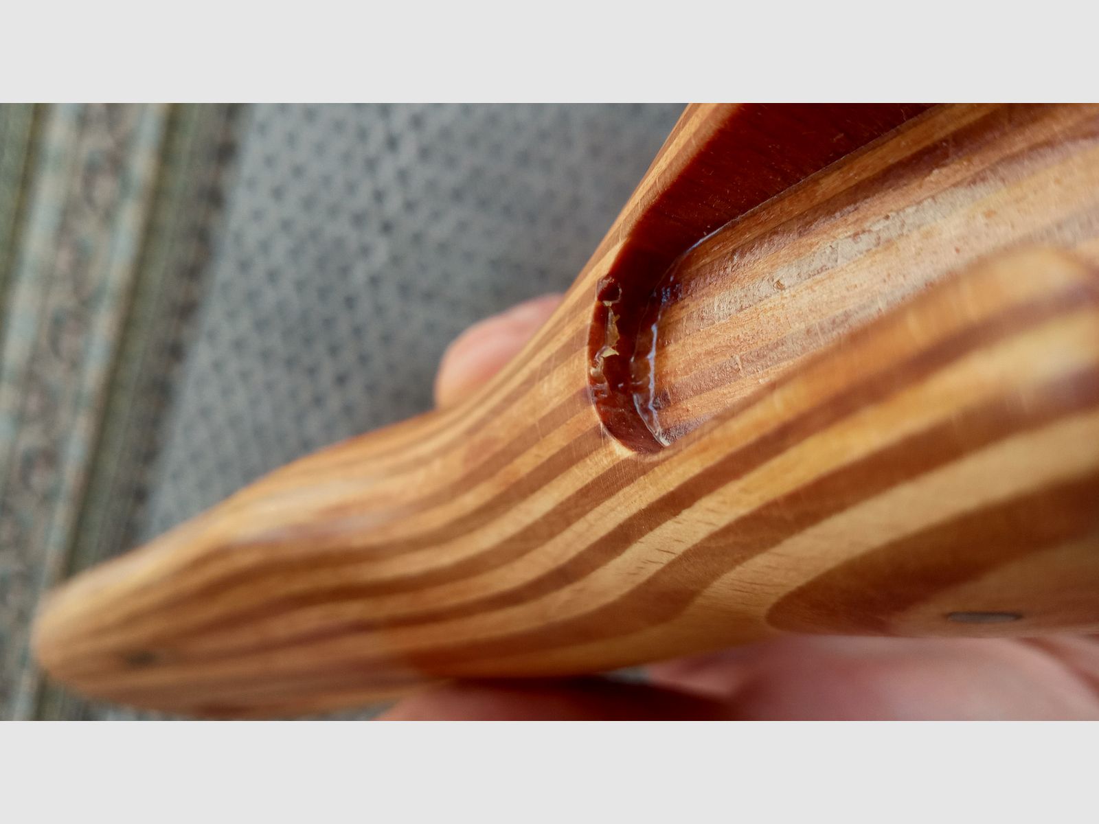 Unmontierter AK74 Festschaft von WBP Holz-Laminat inkl. Schrauben  // AK Schaft Holz