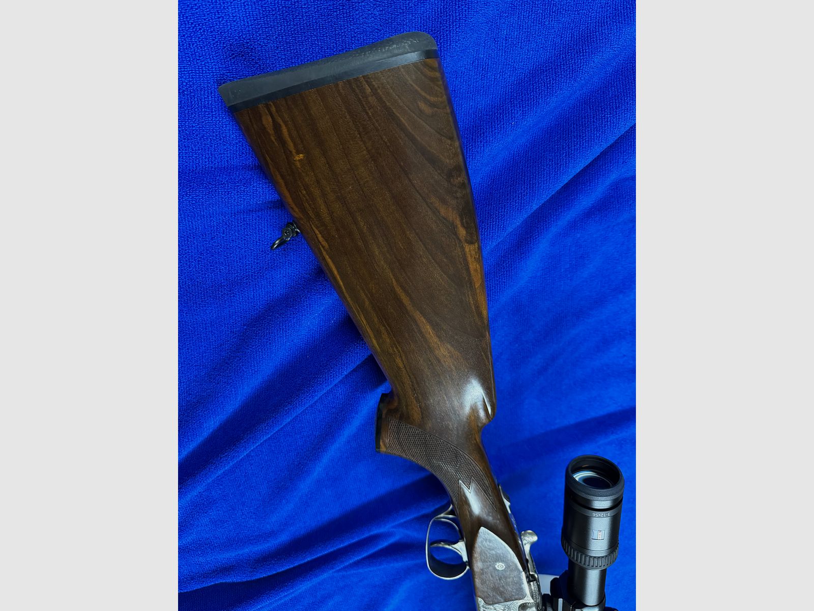 Merkel double rifle drilling DR 961L avec lunette ZEISS Victory HT 3-12x56