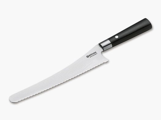 BÖKER DAMAST BLACK Brotmesser