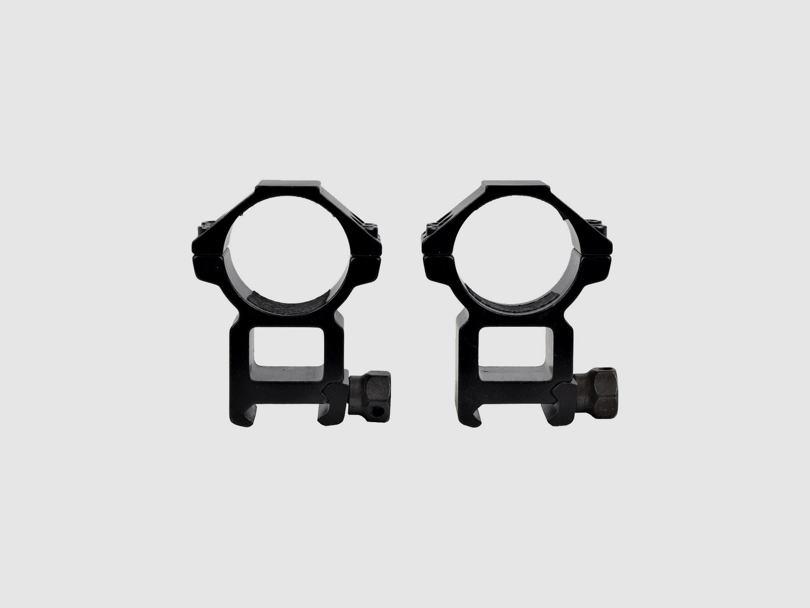 Hohe Ringe JS-Tactical 30 mm für Weaver-Schiene große Version, Bild 1 von 3